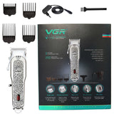 Full metal professional barber hair clipper electric beard hair trimmer for men rechargeable hair cutting machine haircut