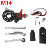 360 Degree Rotatable Sanding Belt Sander Machine Converter M10/M14 Electric Angle Grinder Adapter Head with Sanding Belts