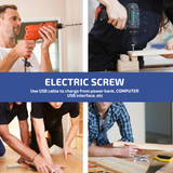 1 Set Useful Electric Screwdriver Handheld Screwdriver Home Repairing Tool