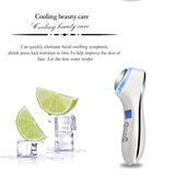 LED Hot Cold Face Massager Photon Cryotherapy Skin Rejuvenation Tightening Wrinkles Reduce Vibration Face Lifting Beauty Device