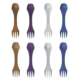 Ultra-light Super Durable Titanium Spork Spoon &amp; Fork Flatware Tableware for Outdoor Camping Hiking Picnic