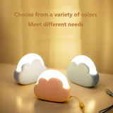 Cloud-shape Lamp USB Rechargeable Light 4-gear Dimming Night Light Warm Light Eye Protective Desk Lamp For Bedroom Kids
