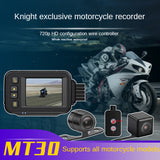 MT30A 2 inch IP67 Waterproof Motorcycle Dash Camera Bicycle Motorbike Black Box dashcam Recorder w/Parking Monitoring