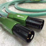 HiFi  Audio Line Mcintosh 4N Copper HiFi XLR Balance Cable with Green Plug