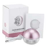 EMS 3D Face Roller Massager Double Chin Remover V-face Lifting Microcurrent Skin Firming Tighten Anti Wrinkle Skin Beauty Care