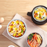 Portable Electric Rice Cooker Lunch Box 2/3Layers Available Food Steamer Stainless Steel Portable Meal Thermal Heating Lunch Box