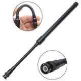 ABBREE Gooseneck BNC Foldable Army CS Tactical VHF UHF Dual Band Antenna For Walkie Talkie