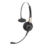 USB Computer Headset Single Ear Bluetooth Noise Canceling Adjustable Call Center Headphone with Microphone