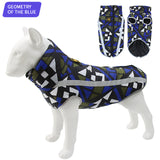 New style pet clothes autumn and winter windproof padded warm dog coat big dog pet ass pet clothing