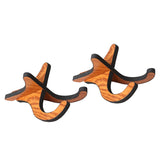 2Pack Ukulele Stand,Portable Wooden Ukulele Stand,Wooden X-Frame Stand With Soft Edge For Ukulele,Mandolins And Violins