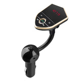 Bluetooth FM Transmitter for Car,Bluetooth Car Adapter with Dual USB Port and Hands-free Calling for iPhone Samsung, Smartphone
