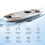 30 KM/H RC Boat 2.4 Ghz High Speed Racing Speedboat Remote Control Ship Water Game Kids Toys Children Gift