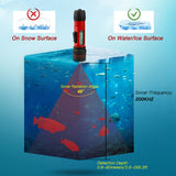 Outdoor Erchang F12 Digital Handle Fish Finder Echo Sounder 100M Depth Portable Waterproof Sonar For Winter Ice Fishing New