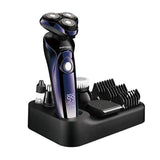 Wet Dry 4D Electric Shaver For Men Beard Hair Trimmer Rechargeable  Professional Hair Clipperr Nose And Ear Trimmer LCD Display