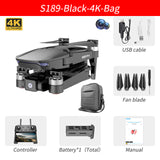 NEW RC Drone S189 GPS 6K HD Dual Camera 5G WIFI FPV Brushless Motor Foldable Quadcopter Helicopter Long Battery Life Gift Toy