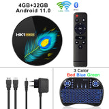2021 Android 11.0  HK1 RBOX R3 RK3566 Smart TV Box 4GB 64GB DDR4 4K Dualband WIFI 2.4G/5G 8K Ultra HD Media Player Set Top Box