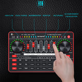 G3 English version sound card Professional live sound card Bluetooth connection A variety of special effects sound effects