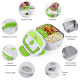 Electric Lunch Box for Car,Home,Office-Portable Food Warmer Heater Lunch Box with Stainless Steel Container US Plug