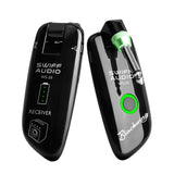 SWIFF WS-50 UHF Guitar Wireless System Transmitter Receiver 50M Transmission Range Built-in Battery for Electric Guitar Bass