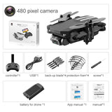 LS MIN Drone Aerial Photography Wifi Fpv Combo 4K HD Dual Camera GPS Height Hold Quadcopter Gift Toy Remote Control Plane