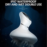 Upgrade 3D Electric Head Massager Waterproof Promote Hair Growth Body Deep Tissue Kneading Vibrating Massage Scalp Healthe Care