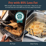 Air Fryer 4.5L 1400W Electric Air fryer Oven 360°Baking LED Touchscreen Deep Fryer without Oil Multifunction Airfryer 110V/220V