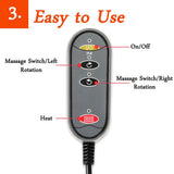 Electric Heated Foot Hand Warmer Massager Washable Non-slip Foot Warmer Cushion Heat Pad Acupressure Mat