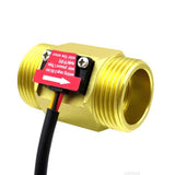 YF-B10 G1" 1inch water diesel Brass DN25 Hall effect Turbine flow sensor meter Turbine flowmeter 2-50L/min 7V-24V