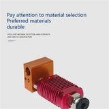 Mk8 Assembled Extruder Hot End Kit For 3 Cr-10 Printers 1.75mm Nozzle Aluminum Heating Block 3d Printer Accessories
