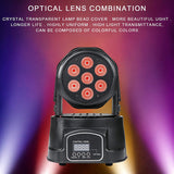 LED 100W Projector Light 6IN1 RGBWA+UV Professional For Disco DJ Music Party Club Dance Effect Stage Spotlight Night Light Proje