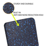 12 Pcs Treadmill Mat,Sound Insulation Cushion Thickened Home Fitness Equipment As A Fitness Mat,Sports Equipment Mats