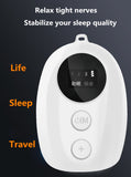 Smart Microcurrent Sleep Holding Anxiety Head Massager Handheld Vibration Sleep Aid Instrument Relaxion USB Charging