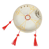 Shaman Drum Frame Drum Hand Drum Traditional Chinese Percussion Instrument with Drum Bag Drum Whip