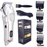 Electric Hair Clipper Rechargeable Low Noise Hair Trimmer Hair Cutting Machine Beard Shaver Trimer For Men Barber Hair Shaving