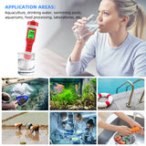 TDS Meter 4-in-1 Digital Water Tester Pen with PH TDS EC Temperature Measurement High Accuracy 1-19999ppm&amp;0-14 PH Range