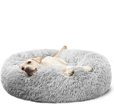 WINTER Calming Cat Bed Dog Bed House Kennel  Soft Long Plush Mat Warm Pet Bed Cushion Cats Bed Sofa Machine Wash Kennel