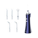 Oral Irrigator Portable Water Dental Flosser USB Rechargeable Water Jet 150ML Waterproof Teeth Cleaner 5 Nozzle