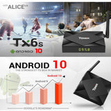 Android 10.0 TV Box Android 10 Allwinner H616 Tanix TX6S Max 4GB RAM 64GB ROM QuadCore 6K Dual Wifi TX6 Media Player Youtube