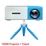 Salange Mini Projector YG300 Pro LED Supported 1080P Full HD Portable Beamer Audio HDMI USB Video Projetor