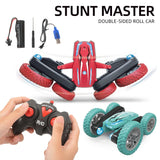 2021 New Double-Sided 360° Rotating And Tumbling Stunt Car Twisting Car 2.4G Charging Robot RC Cars Toys Children Gift