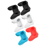 Hand Grip Wear Resistant Comfort Handle Kit with 2 Protection Pad for Switch OLED Controller Game Console Accessories