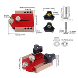 Table Saw &amp; Router Table Fast Cutting Milling Limiting Fence Adjustable Positioning Tool for Woodworking T Slot Miter Track