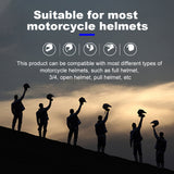 NEW Motorcycle Helmet Headset Wireless Bluetooth 5.0 Headphone Intercom Handsfree Stereo Helmet Interphone Motocross MP3 Speaker