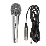 6.5mm Wired Handheld Microphone Cardioid Dynamic Singing Microphone Plug and Play for Home KTV Meeting Stage 9.8ft
