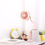 USB LED schreibtisch lesen Nacht Licht Lampe mit Fan wiederaufladbare Flexible Einstellbare Handliche Schreibtisch Lfter birne