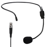 Wireless Microphone Mini Mic Professional Microphones Head-Wear Headset Mini XLR 3pin TA3F 40hz-12.5mhz 130dB