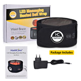 Infrared Heating Therapy Waist Vibration Massager Low Back Belt Pain Relief Spine Lumbar Back Belt Brace Support Massager