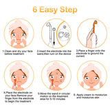 High Frequency Electronic Beauty Instrument 5 in 1 Portable Electrode Ultrasonic Facial Massage Machine Face Skin Care Tools