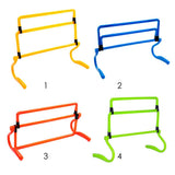 Mini Hurdle Removeable Kids Soccer Training Barrier Football Barrier Frame For Jump Running Sensitive Soccer Equipment
