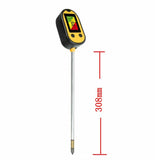 Soil PH Meter Soil Moisture Meter 6-in-1 Soil Tester Plant Soil Testing Kit with Moisture/Light/PH for Gardens Indoor